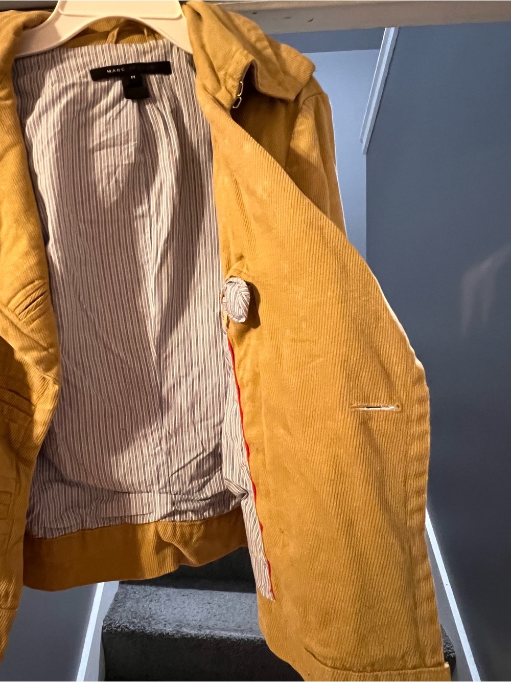 Marc Jacobs Tan Corduroy Blazer